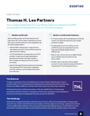 Preview of the THL Case Study