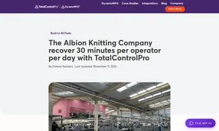 Preview of the The Albion Knitting Company Case Study