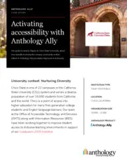 Preview of the California State University Chico Case Study