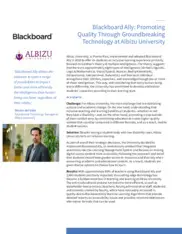 Preview of the Albizu University Case Study
