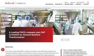 Preview of the Leading FMCG company Case Study