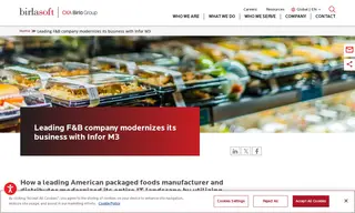 Preview of the Leading American Packaged Foods Manufacturer Case Study