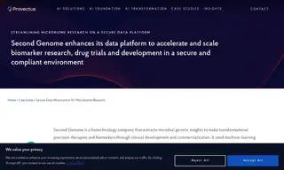 Preview of the Second Genome Case Study