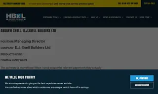 Preview of the DJ Snell Builders Ltd Case Study
