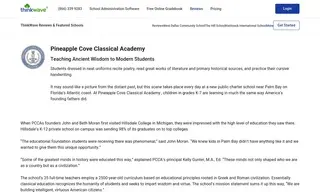 Preview of the Pineapple Cove Classical Academy Case Study