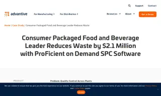 Preview of the Leading North American Consumer Packaged Food and Beverage Company Case Study
