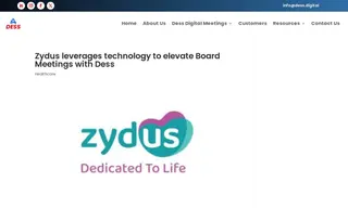 Preview of the Zydus Case Study