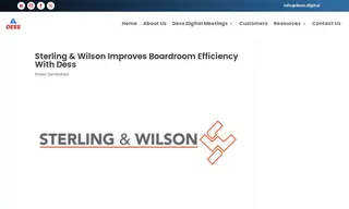 Preview of the Sterling & Wilson Case Study