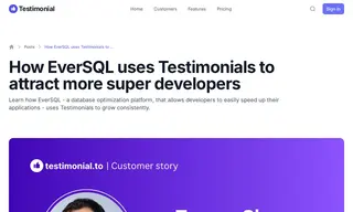 Preview of the EverSQL Case Study