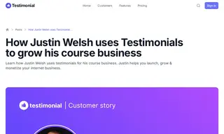 Preview of the Justin Welsh Case Study