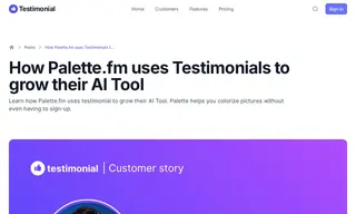 Preview of the Palette.fm Case Study
