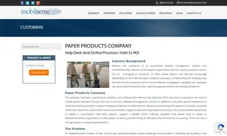 Preview of the Paper Products Company Case Study