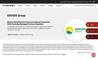 Preview of the ENVIEN Group Case Study
