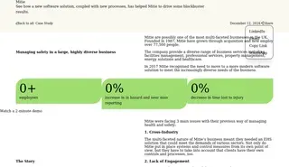 Preview of the Mitie Case Study