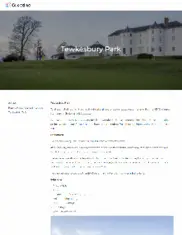 Preview of the Tewkesbury Park Case Study