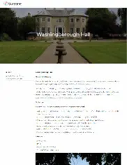 Preview of the Washingborough Hall Case Study