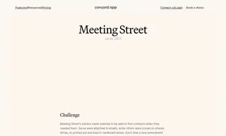 Preview of the Meeting Street Case Study