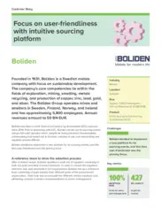 Preview of the Boliden Case Study
