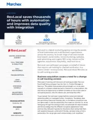 Preview of the RevLocal Case Study