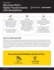 Preview of the Merchant ReFi Case Study