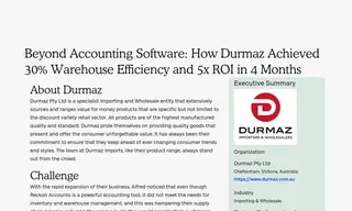 Preview of the Durmaz Case Study