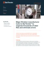 Preview of the Worldwide Filtration Manufacturer Case Study