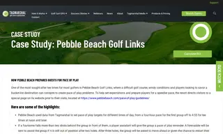 Preview of the Pebble Beach Golf Links Case Study