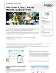 Preview of the Wireless Contractor’s Association Case Study