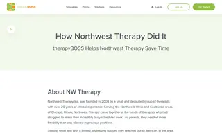 Preview of the Northwest Therapy Inc. Case Study