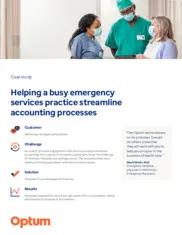 Preview of the Winchester Emergency Physicians Case Study