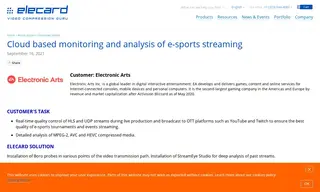 Preview of the Electronic Arts Case Study