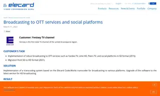 Preview of the Yenisey Case Study