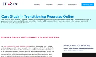 Preview of the Ohio State Board of Career Colleges and Schools Case Study