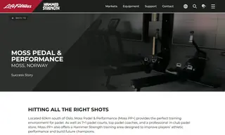Preview of the Moss Padel & Performance Case Study