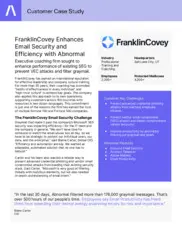 Preview of the FranklinCovey Case Study
