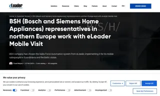 Preview of the BSH Home Appliances Case Study