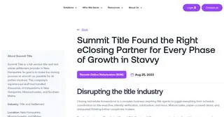 Preview of the Summit Title Services, LLC Case Study