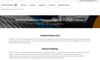 Preview of the Giuliante Machine Tool Case Study