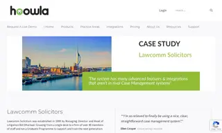 Preview of the Lawcomm Solicitors Case Study