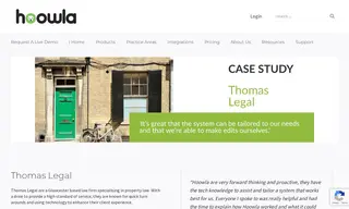 Preview of the Thomas Legal Case Study