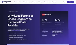 Preview of the Lead Forensics Case Study