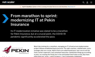 Preview of the Pekin Insurance Case Study