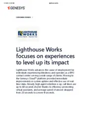 Preview of the Lighthouse Works Case Study
