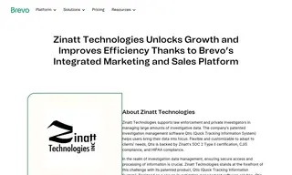 Preview of the Zinatt Technologies Case Study