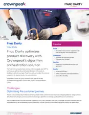 Preview of the Fnac Darty Case Study