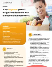 Preview of the Leading Online Grocery Company Case Study