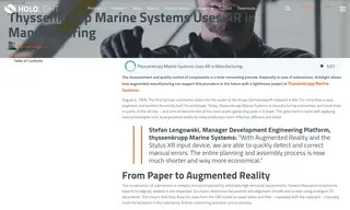 Preview of the Thyssenkrupp Marine Systems Case Study