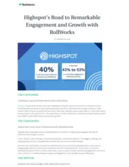 Preview of the Highspot Case Study