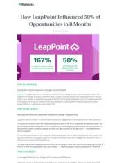 Preview of the LeapPoint Case Study