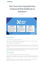 Preview of the Neon One Case Study